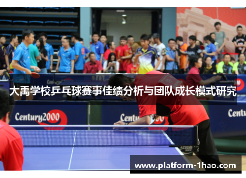 大禹学校乒乓球赛事佳绩分析与团队成长模式研究 大禹学校乒乓球赛事佳绩分析与团队成长模式研究