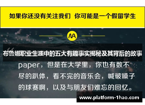 布鲁娜职业生涯中的五大有趣事实揭秘及其背后的故事